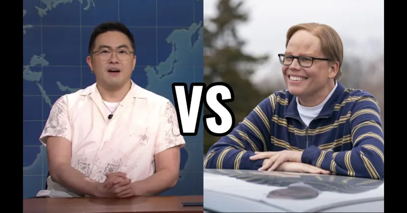 Bowen Yang in 'Saturday Night Live' vs. Jeff Hiller in 'Somebody Somewhere'