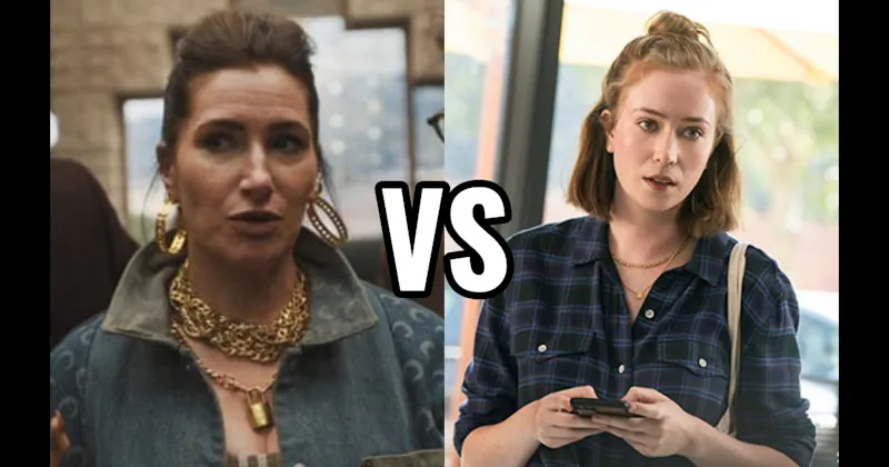 Hannah Einbinder in 'Hacks' vs. Kathryn Hahn in 'The Studio'
