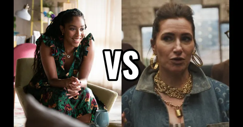 Jessica Williams in 'Shrinking' vs. Kathryn Hahn in 'The Studio'
