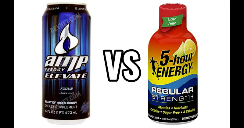 5-Hour Energy vs. AMP Energy
