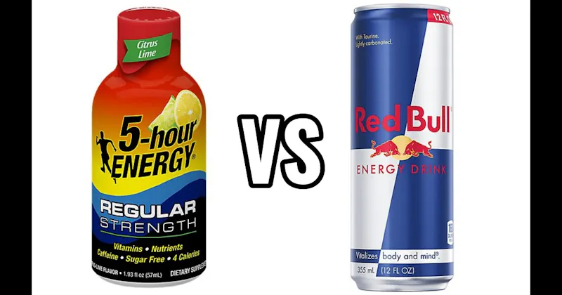 5-Hour Energy vs. Red Bull