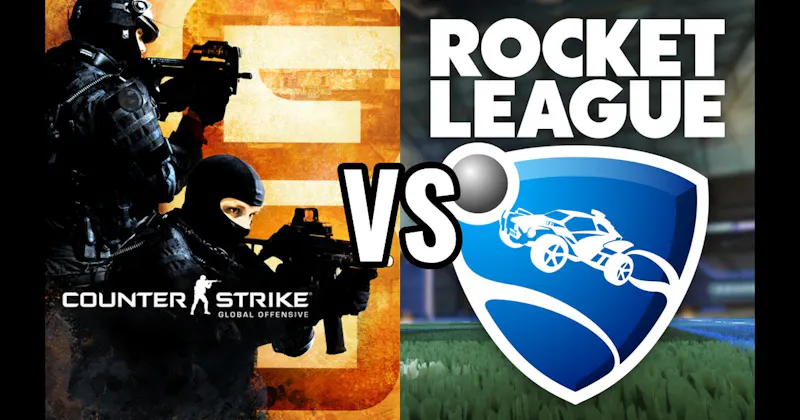 Counter-Strike: Global Offensive vs. Rocket League
