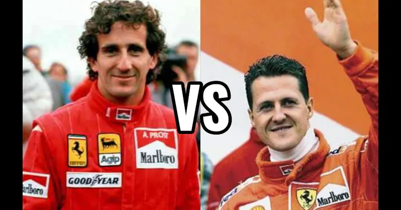 Alain Prost vs. Michael Schumacher