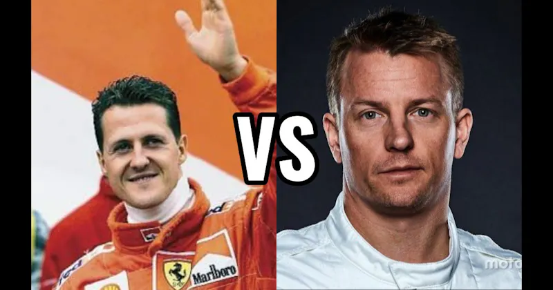 Kimi Räikkönen vs. Michael Schumacher