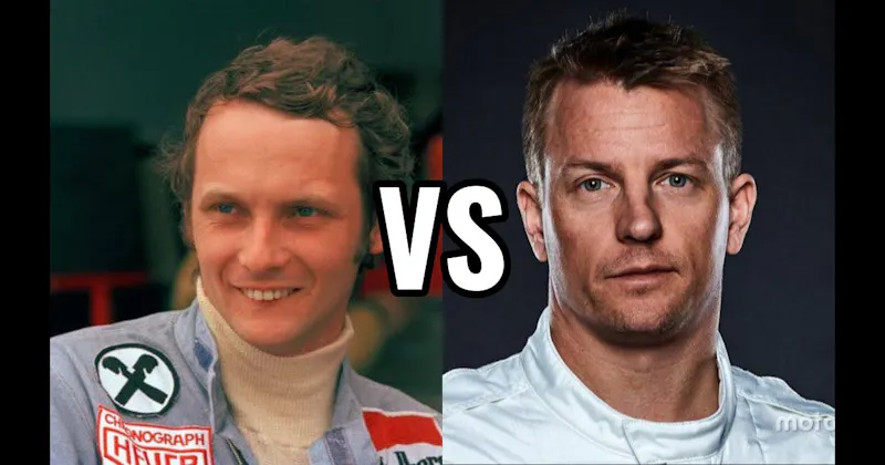 Kimi Räikkönen vs. Niki Lauda