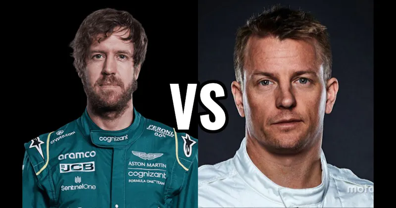 Kimi Räikkönen vs. Sebastian Vettel