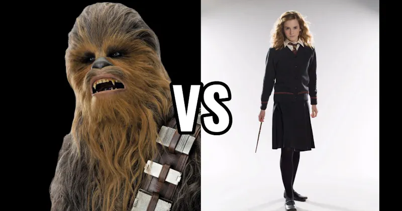 Chewbacca vs. Hermione Granger