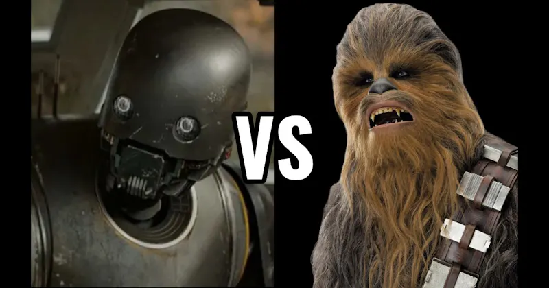 Chewbacca vs. K-2SO