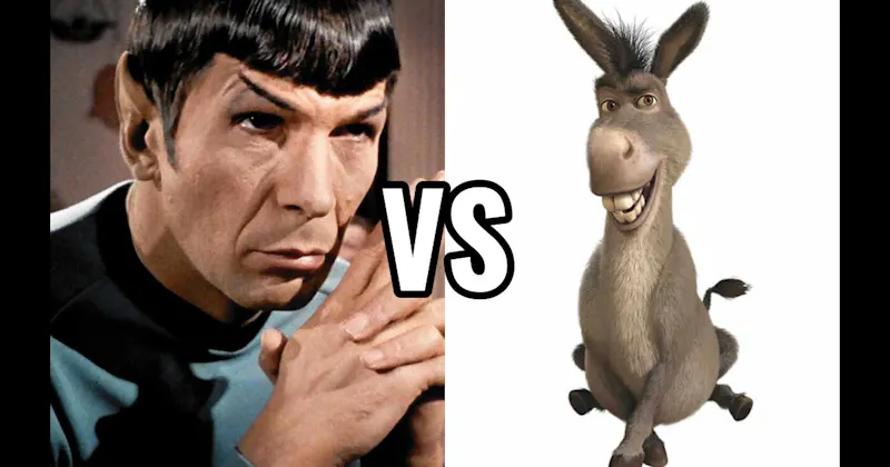 Donkey vs. Spock