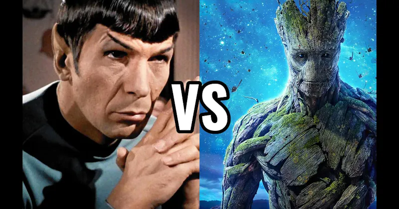 Groot vs. Spock