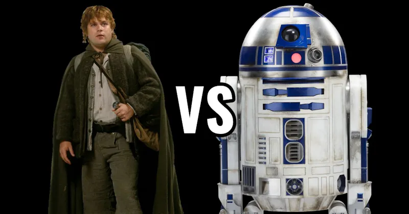 R2-D2 vs. Samwise Gamgee