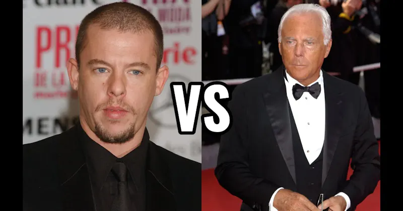 Alexander McQueen vs. Giorgio Armani