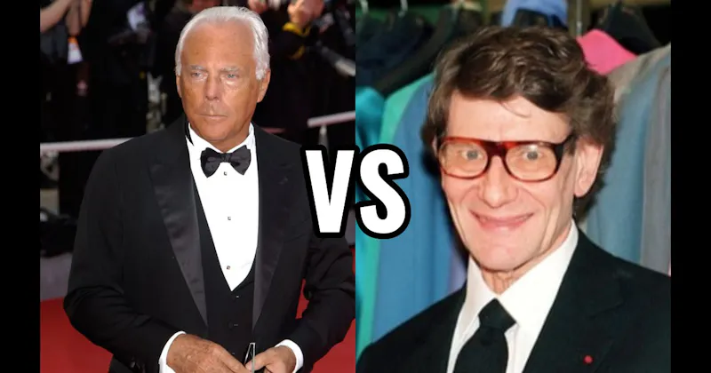 Giorgio Armani vs. Yves Saint Laurent