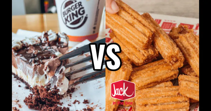 Burger King Hershey’s Sundae Pie vs. Jack in the Box Mini Churros