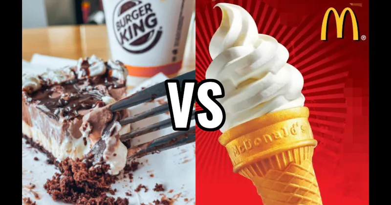 Burger King Hershey’s Sundae Pie vs. McDonald’s Soft Serve Cone