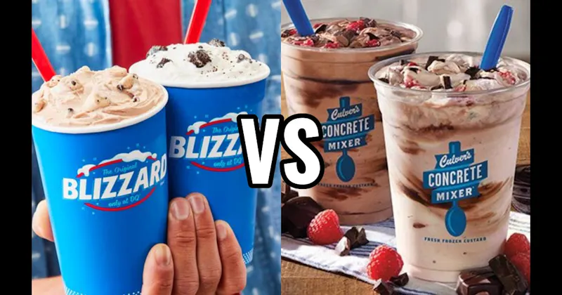 Culver’s Concrete Mixer vs. Dairy Queen Blizzard 