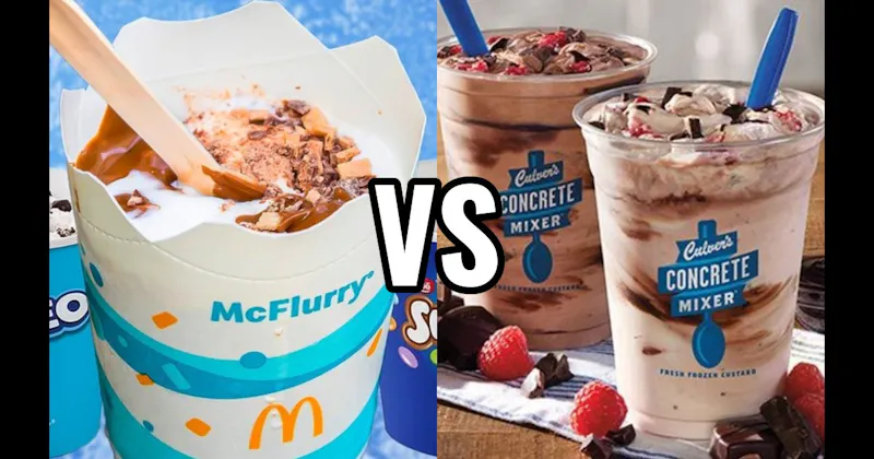 Culver’s Concrete Mixer vs. McDonald’s McFlurry
