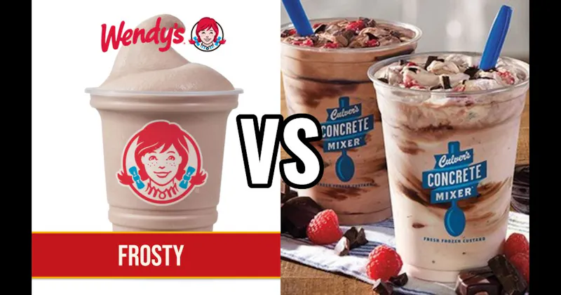 Culver’s Concrete Mixer vs. Wendy’s Frosty