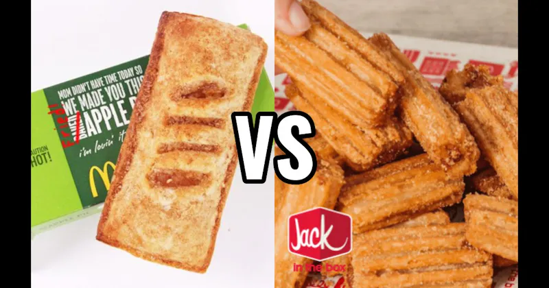 Jack in the Box Mini Churros vs. McDonald’s Apple Pie