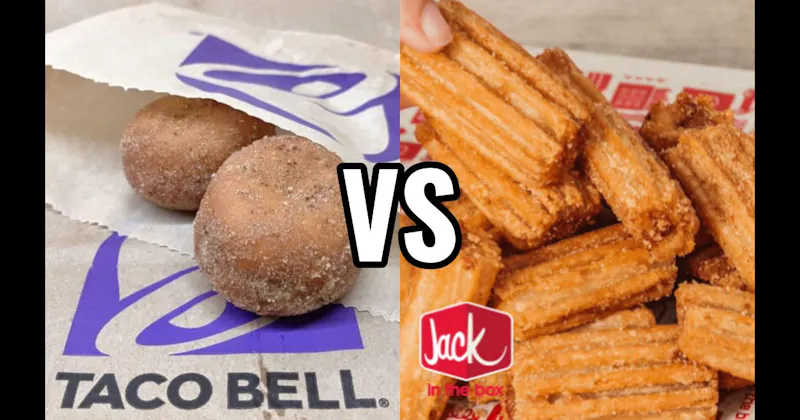 Jack in the Box Mini Churros vs. Taco Bell Cinnabon Delights