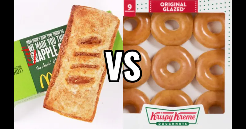 Krispy Kreme Original Glazed vs. McDonald’s Apple Pie