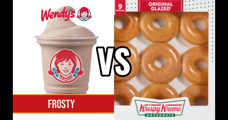 Krispy Kreme Original Glazed vs. Wendy’s Frosty