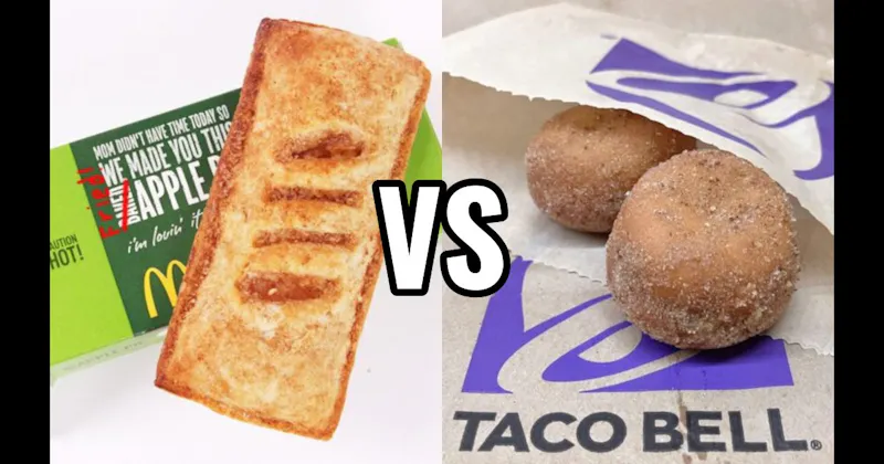 McDonald’s Apple Pie vs. Taco Bell Cinnabon Delights