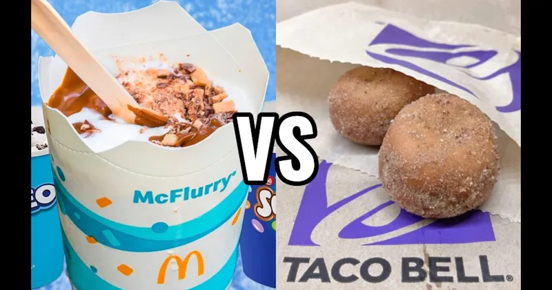 McDonald’s McFlurry vs. Taco Bell Cinnabon Delights