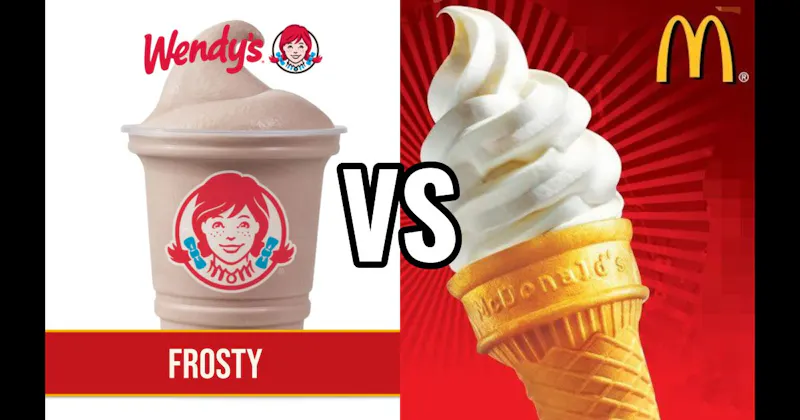 McDonald’s Soft Serve Cone vs. Wendy’s Frosty
