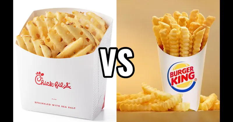 Burger King Fries vs. Chick-fil-A Waffle Fries