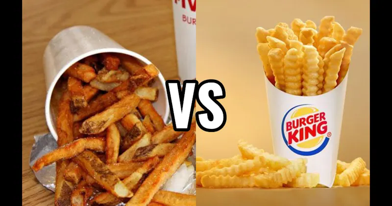 Burger King Fries vs. Five Guys French Fries