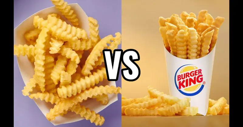 Burger King Fries vs. Shake Shack Crinkle Cut Fries
