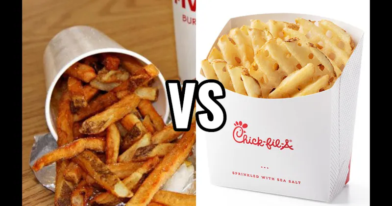 Chick-fil-A Waffle Fries vs. Five Guys French Fries