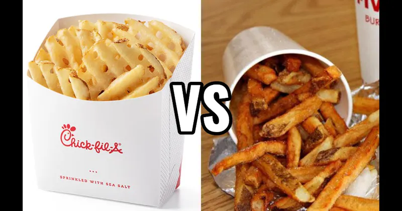 Chick-fil-A Waffle Fries vs. Five Guys French Fries