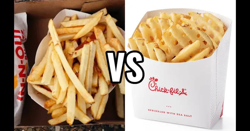 Chick-fil-A Waffle Fries vs. In-N-Out Fries