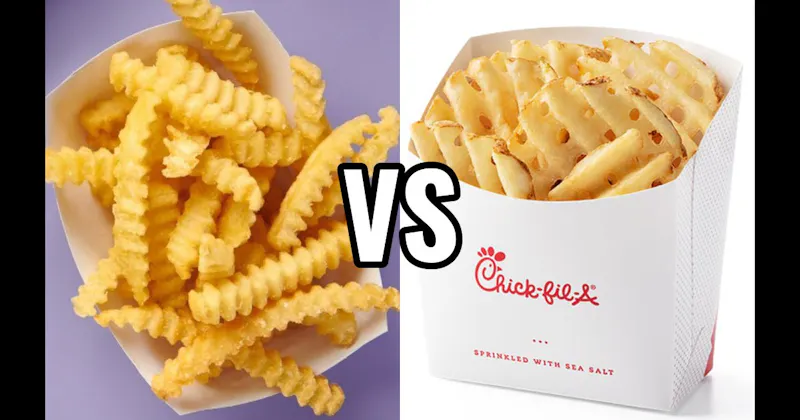Chick-fil-A Waffle Fries vs. Shake Shack Crinkle Cut Fries