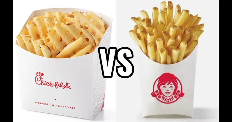 Chick-fil-A Waffle Fries vs. Wendy's Natural-Cut Fries