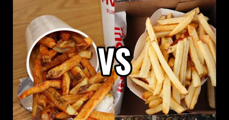 Five Guys French Fries vs. In-N-Out Fries