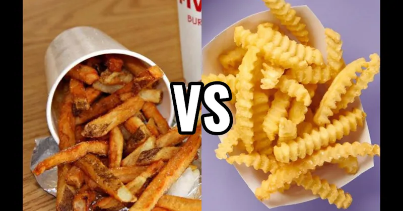 Five Guys French Fries vs. Shake Shack Crinkle Cut Fries