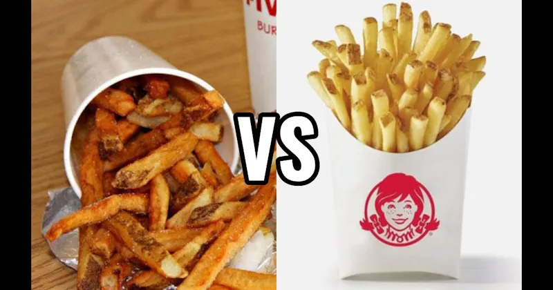 Five Guys French Fries vs. Wendy's Natural-Cut Fries