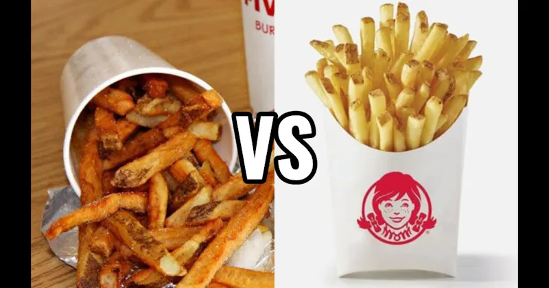 Five Guys French Fries vs. Wendy's Natural-Cut Fries