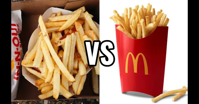 In-N-Out Fries vs. McDonald's Fries