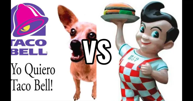 Big Boy (Bob’s Big Boy) vs. Taco Bell Chihuahua (Taco Bell)