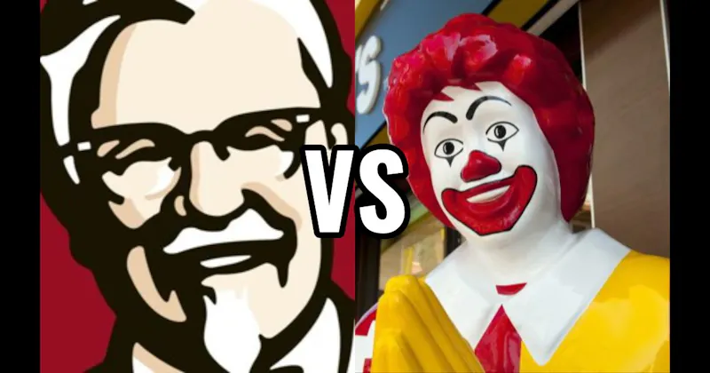 Colonel Sanders (KFC) vs. Ronald McDonald (McDonald’s)