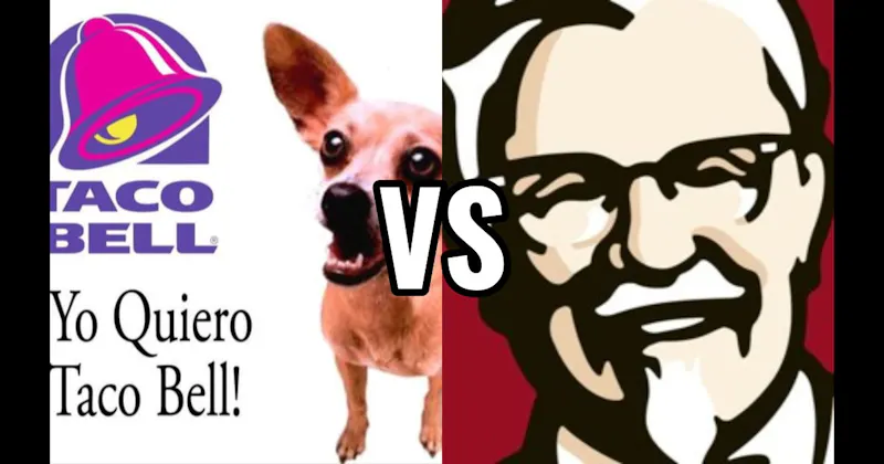 Colonel Sanders (KFC) vs. Taco Bell Chihuahua (Taco Bell)