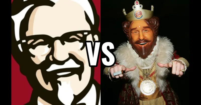 Colonel Sanders (KFC) vs. The King (Burger King)