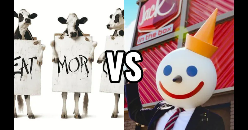 Cows (Chick-fil-a) vs. Jack Box (Jack in the Box)