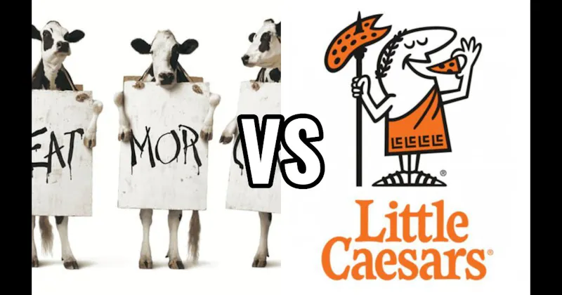 Cows (Chick-fil-a) vs. Little Caesar