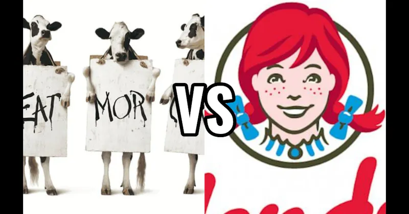 Cows (Chick-fil-a) vs. Wendy (Wendy’s)