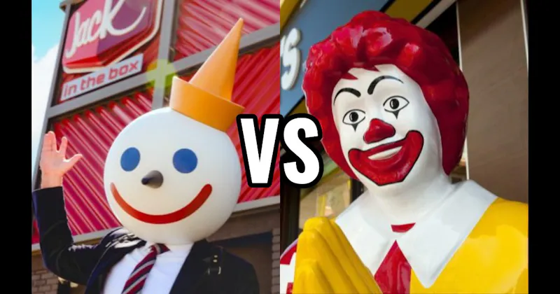 Jack Box (Jack in the Box) vs. Ronald McDonald (McDonald’s)